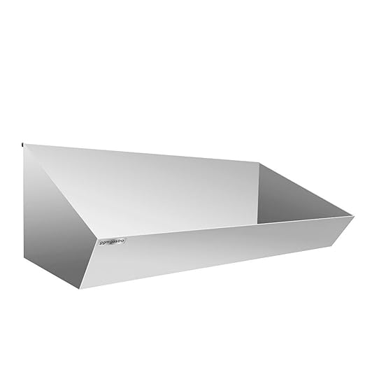 Commercial Stainless Steel French Fry Bagger Tray | Potato Resting Tub Heavy-Duty Fry Scoop Bin (39.3x11.8x7.8 Inch)