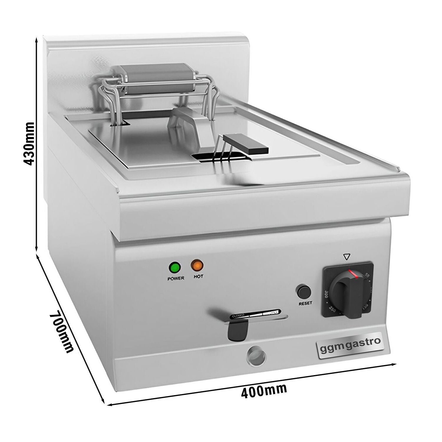 Electric Deep Fryer - 10 liters - 9 kW