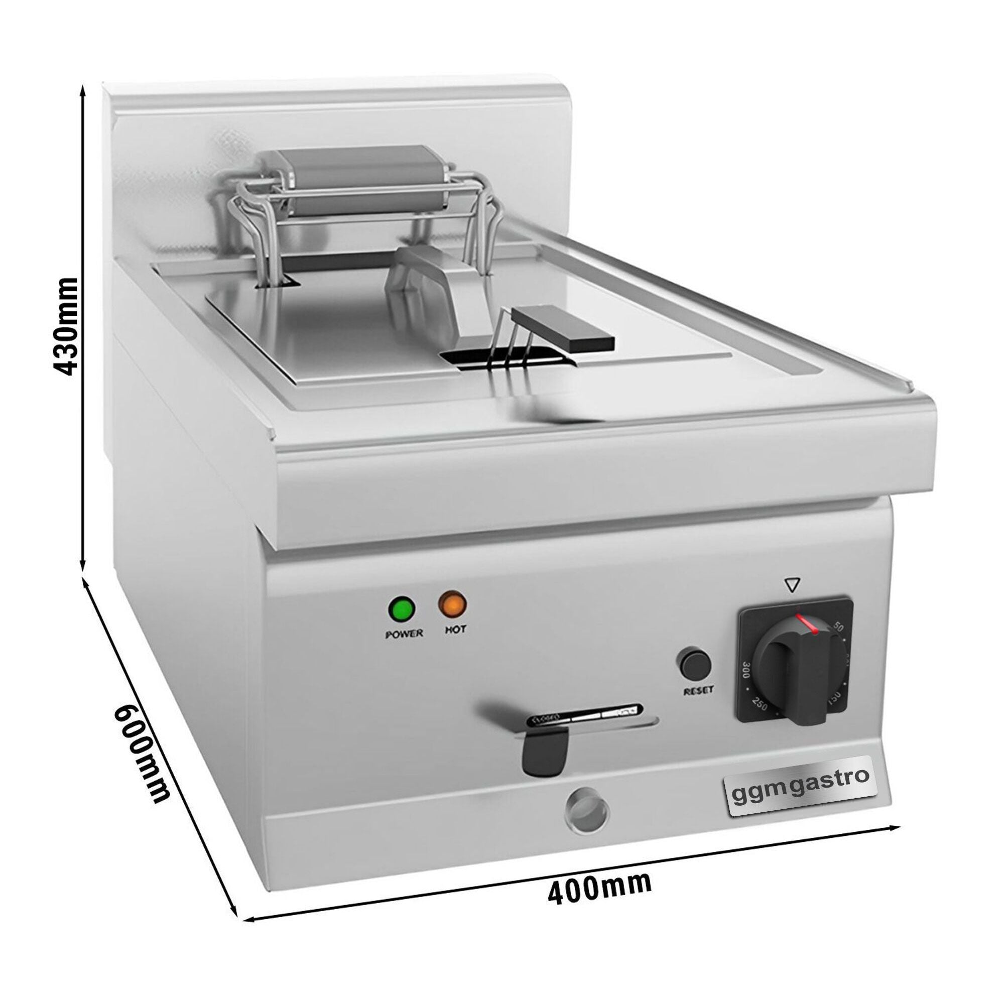 Electric Deep Fryer - 10 liters - 9 kW