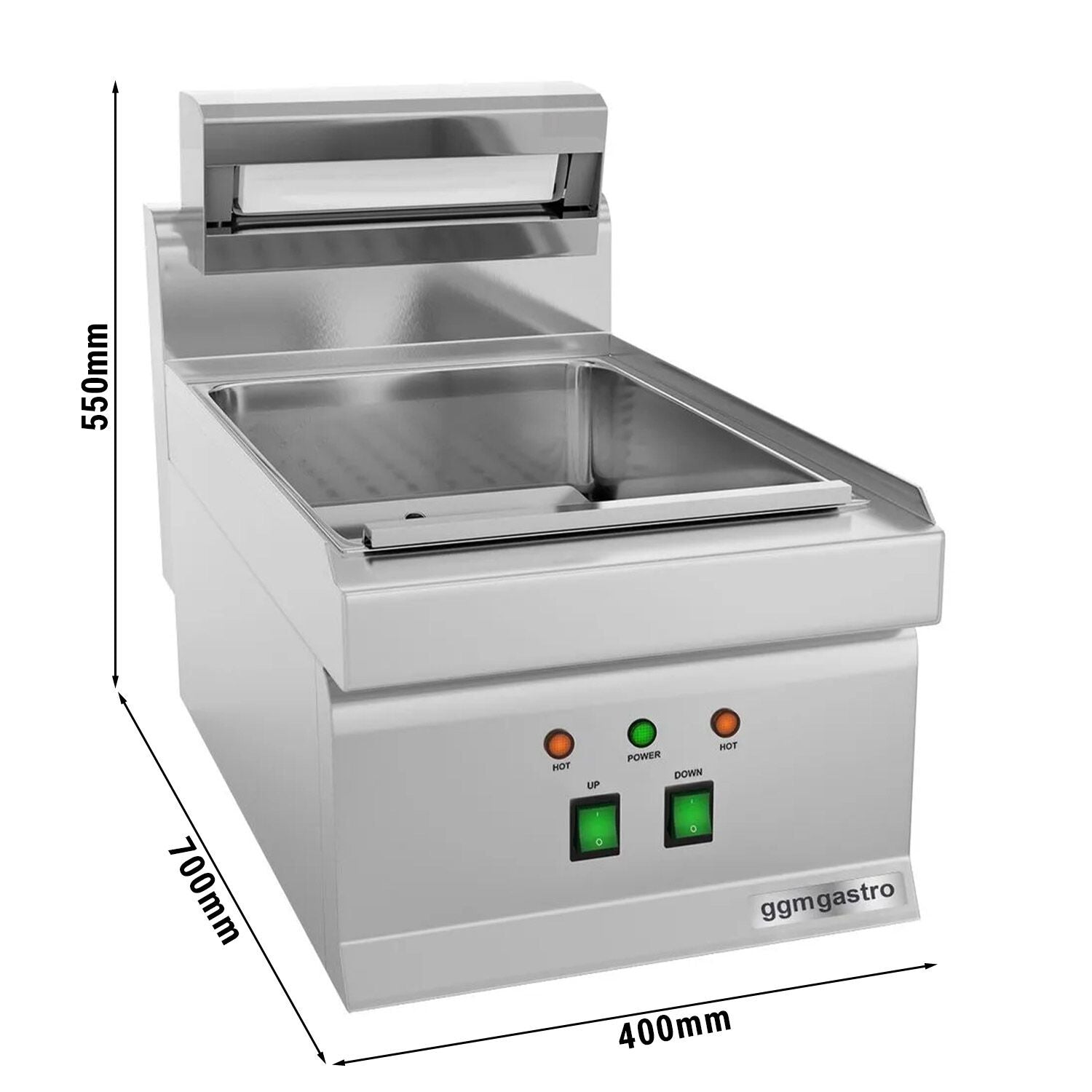 Potato rest unit - 1,17 kW - 1xGn1/1