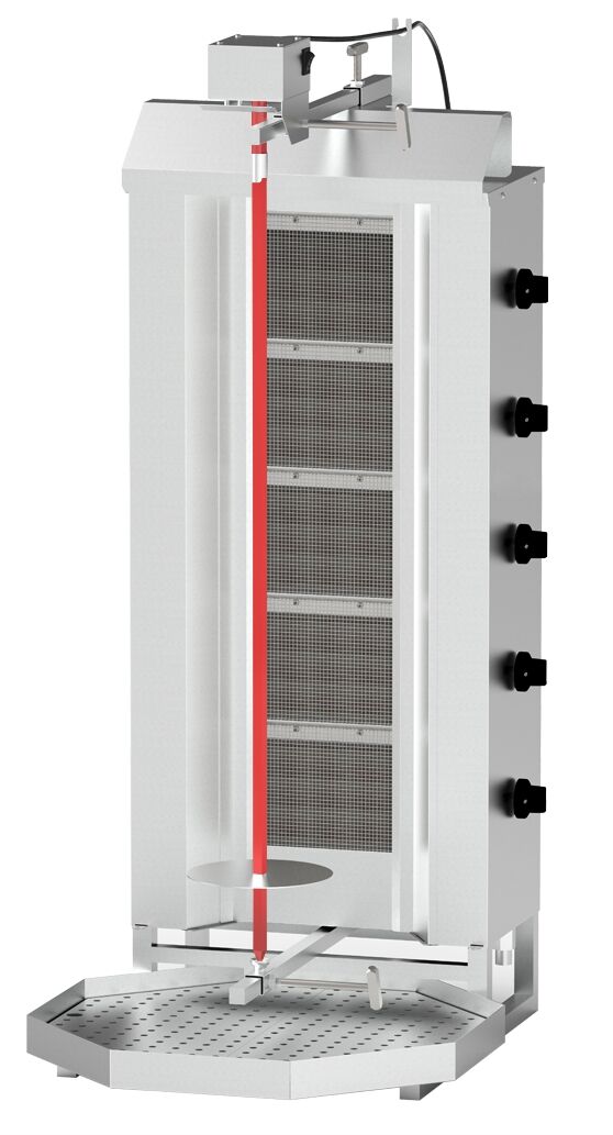 5 Radian top motor rotary quarry skewer