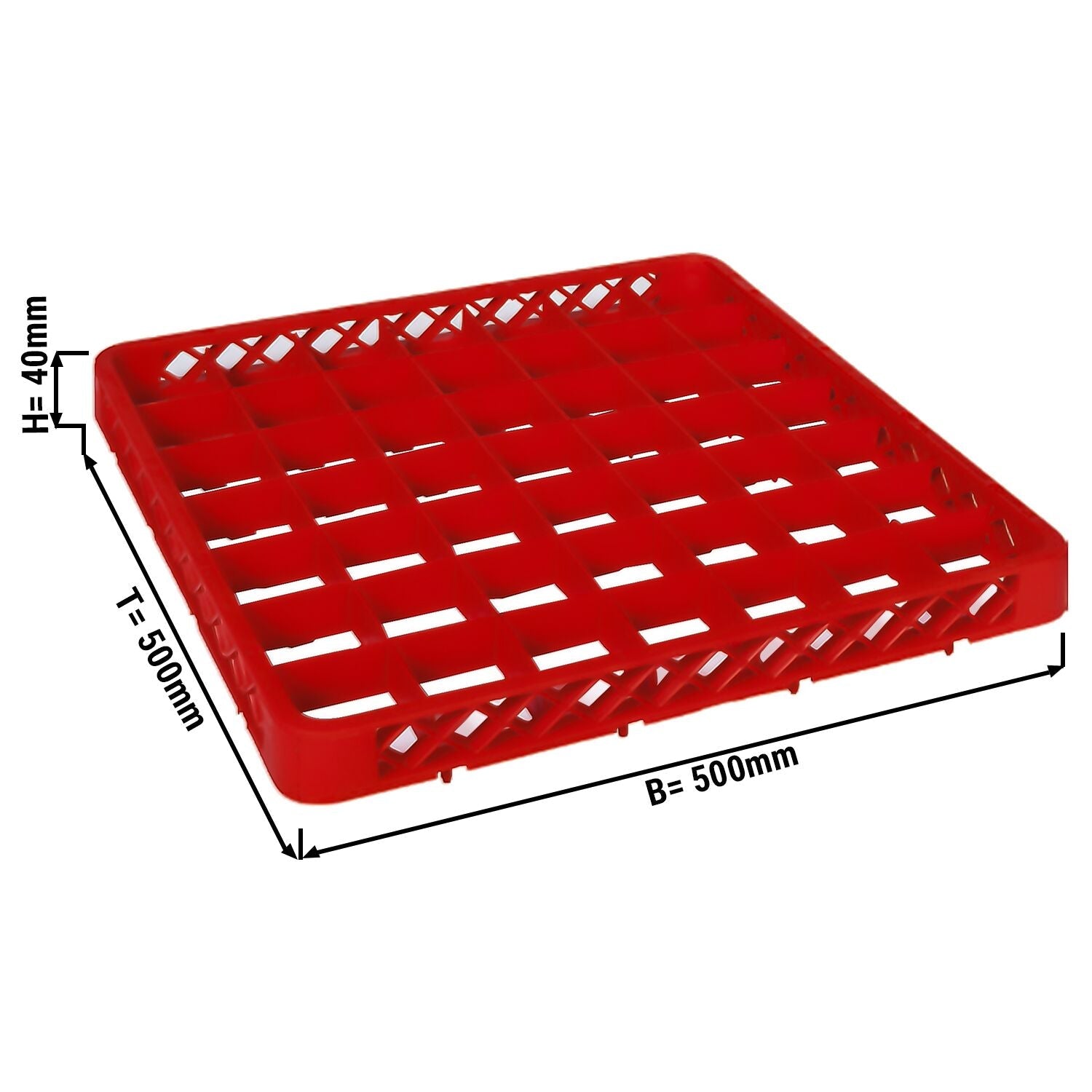 49 Part Basket Overgrade - Red - (6 pieces) - Tribeca