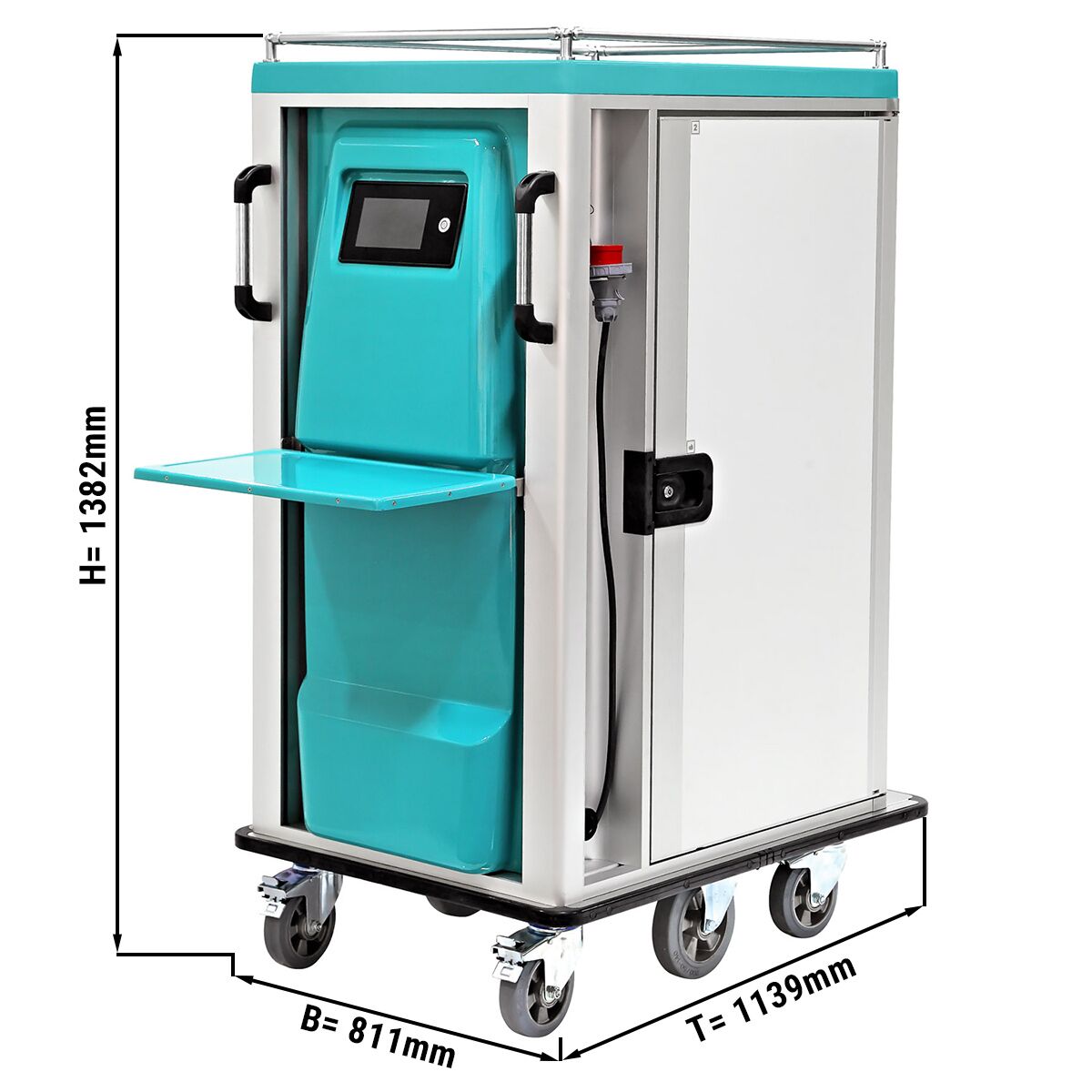 Hospital Hot & Cold Service Car - Including 24 Private Trays