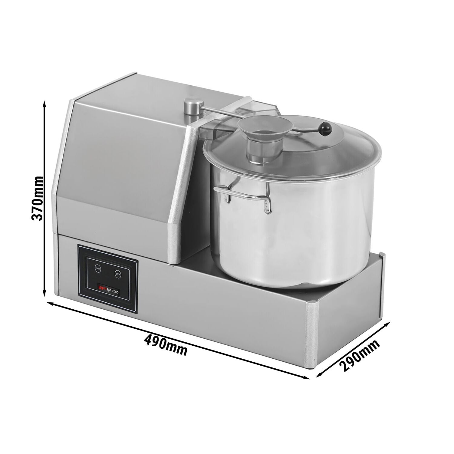 Vegetable joinery - 8 liters - 370 watt - 230 volts - 1400 rpm