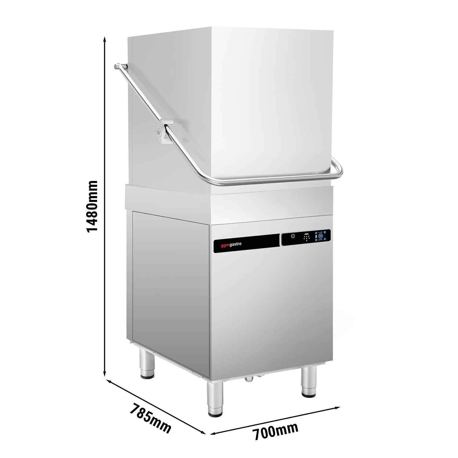 Current Type Dishwasher - 9,66 KW - Detergent & Evacuation Pump