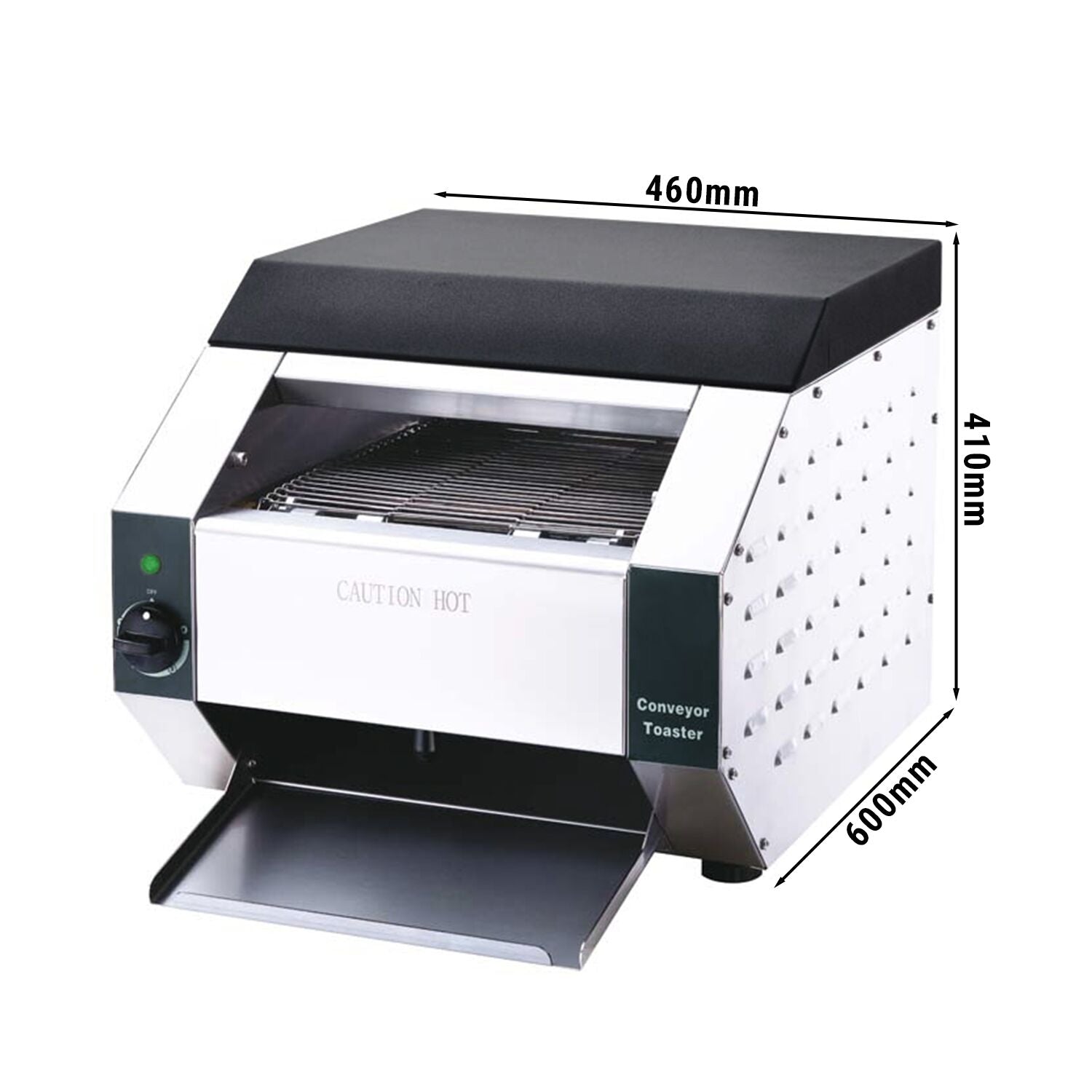 Bread frying machine with conveyor - 3.85 kW