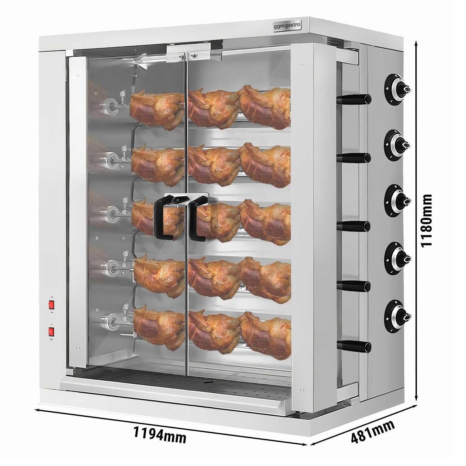 Electric Chicken Grill - 16,5KW - 30 Chicken Capacity, 5 Şişli