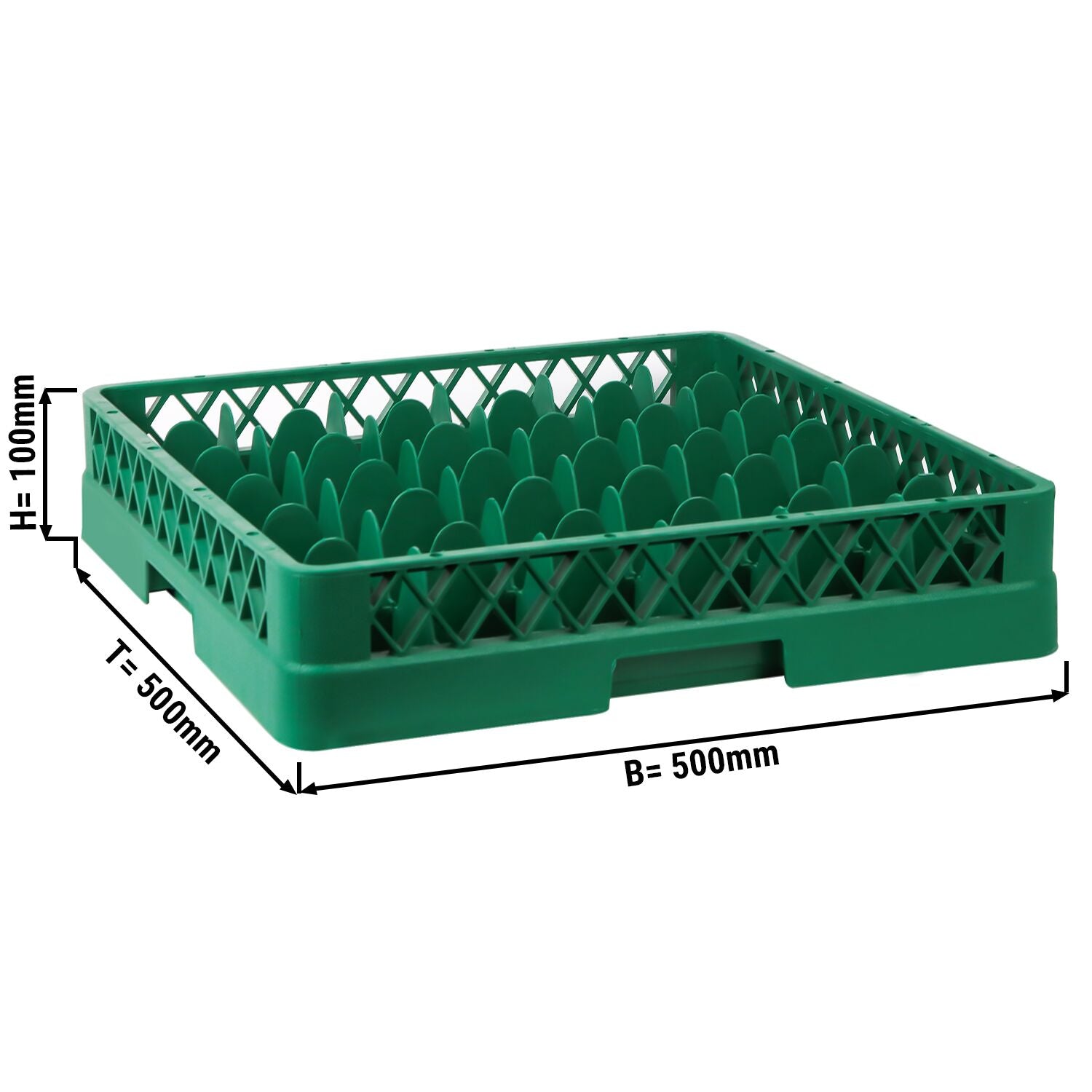 36 compartment basket (basket) - Green - (6 pieces) - tribeca