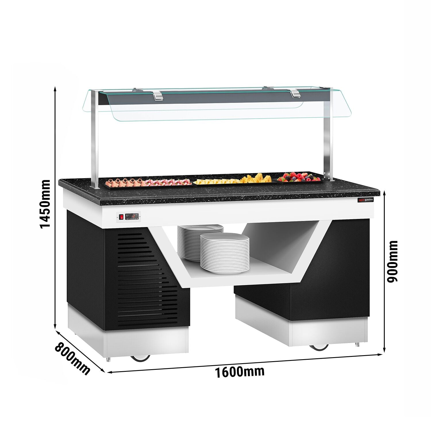 Cold Open Buffet Call Belfast - 1600mm - Cooling Pleytli & Wheel