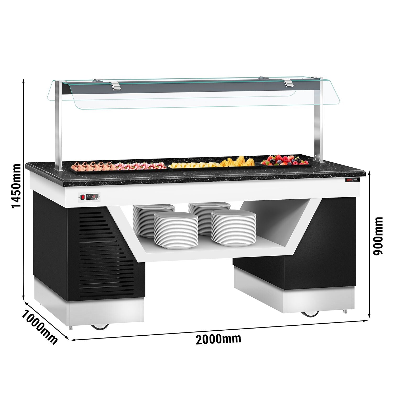 Cold Open Buffet Call Belfast - 2000mm - Cooling Pleytli & Wheel