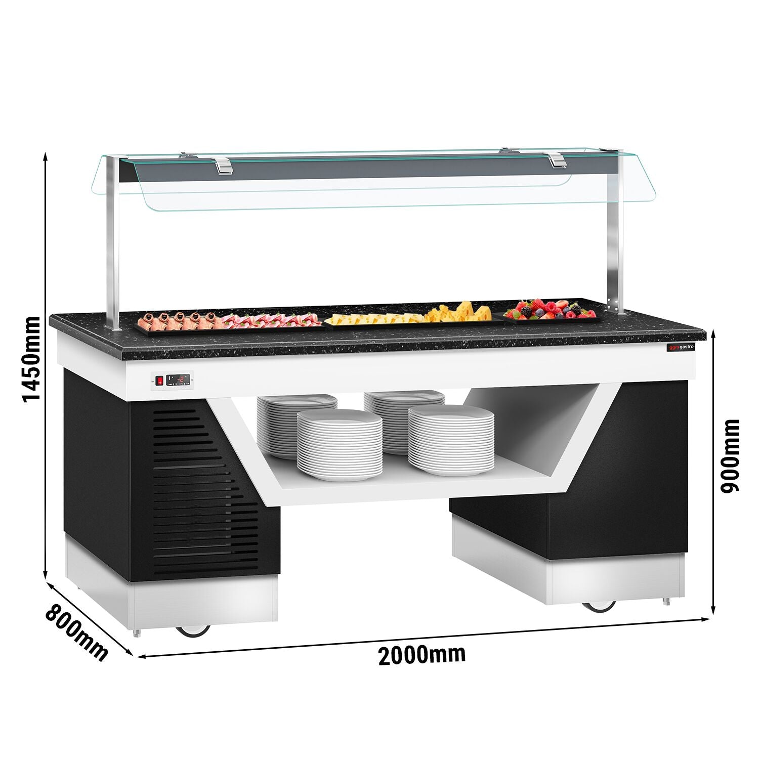 Cold Open Buffet Call Belfast - 2000mm - Cooling Pleytli & Wheel