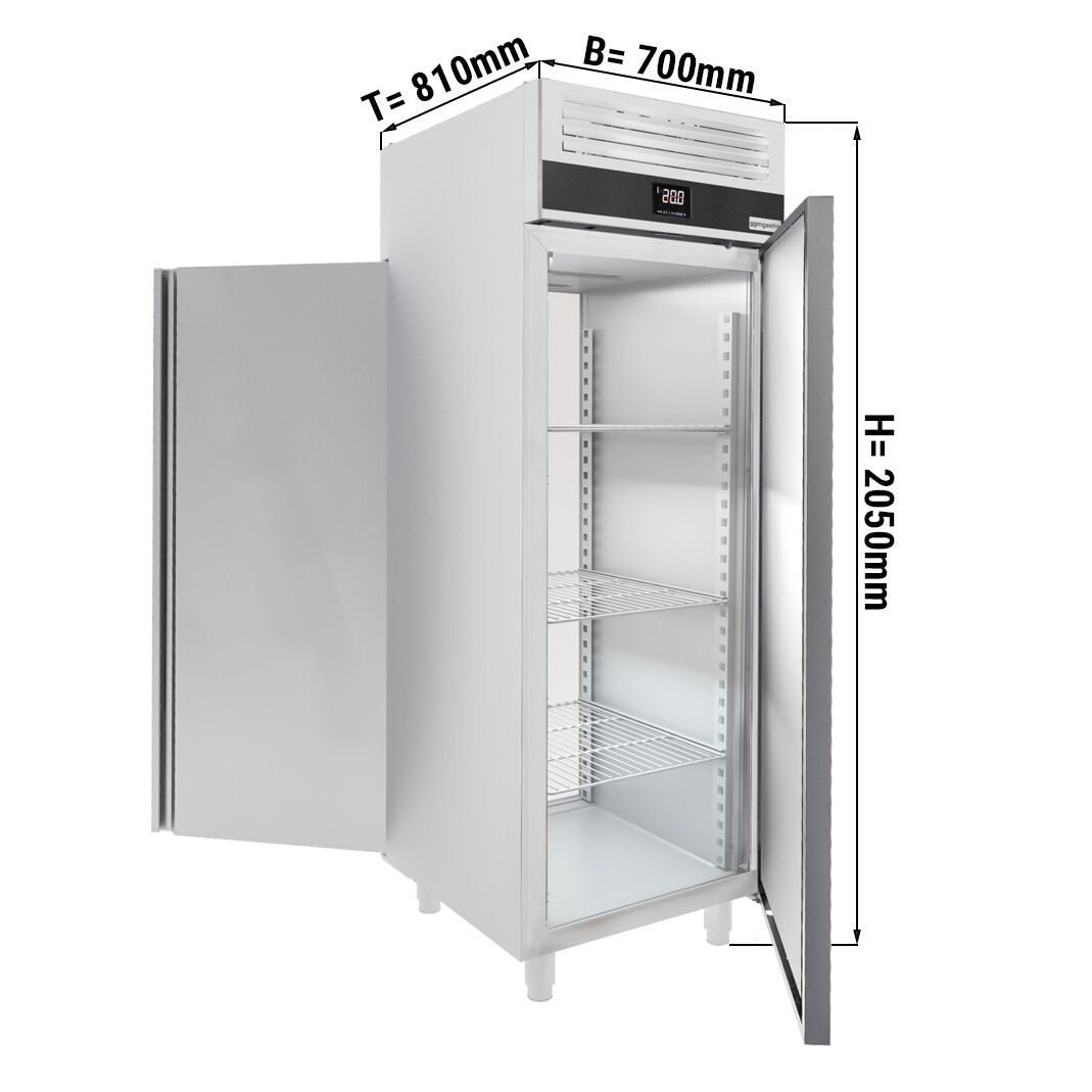 Refrigerator Premium - GN 2/1 - 700 Lt. - 1 front door & 1 rear door
