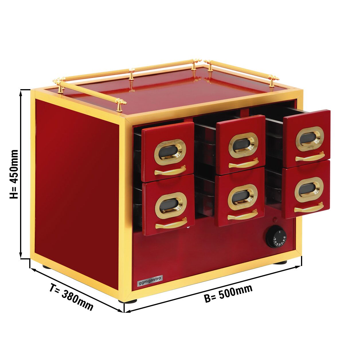 Hot hold box for nuts