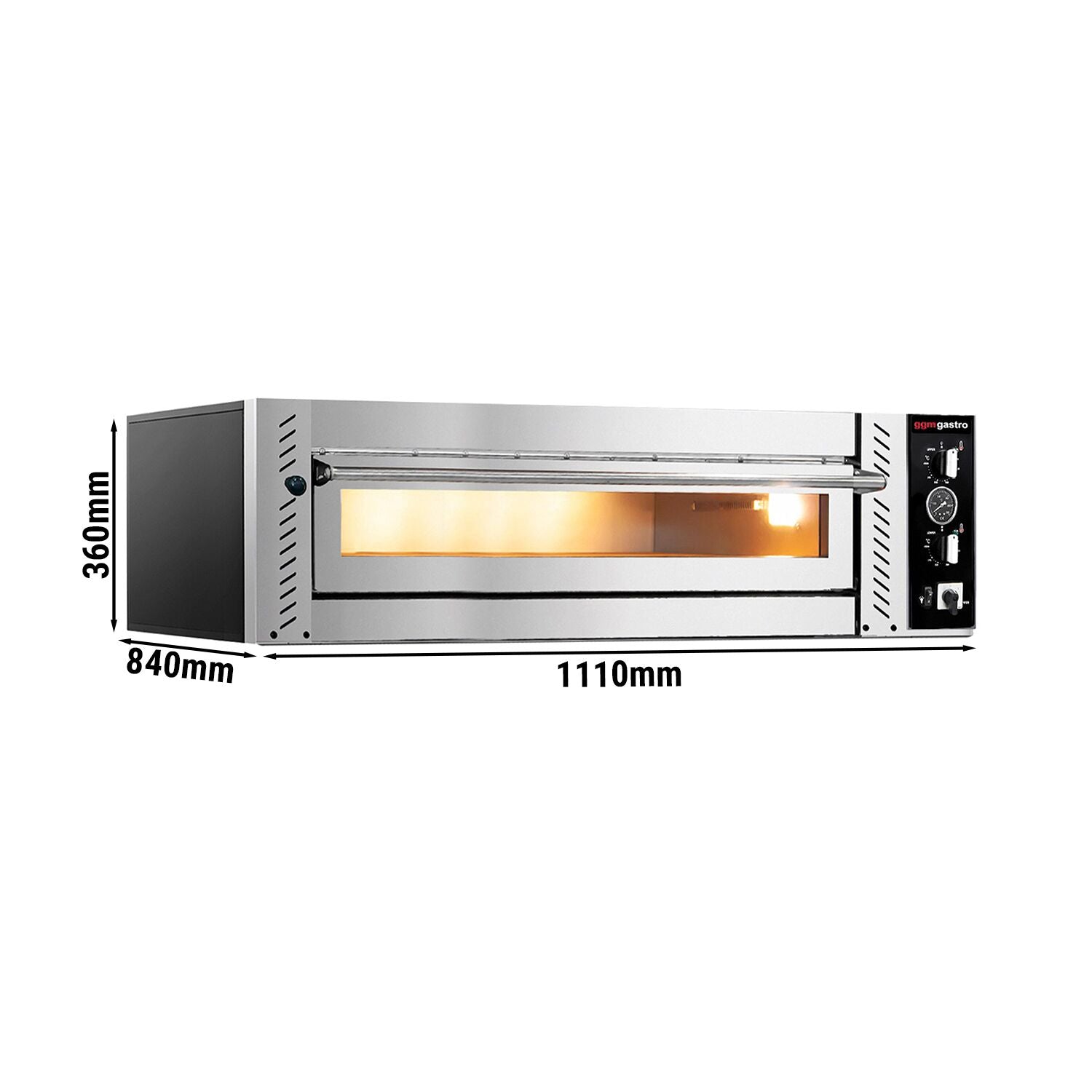 Electric Pizza Oven 4x 34 cm - Manuel