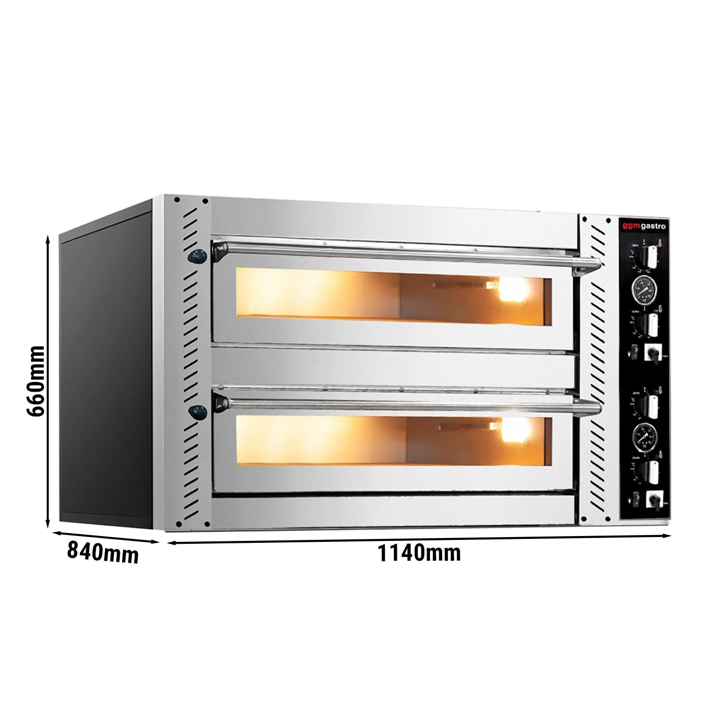 Electric Pizza Oven 4+4x 34 cm (Full Fire Killi) - Manuel