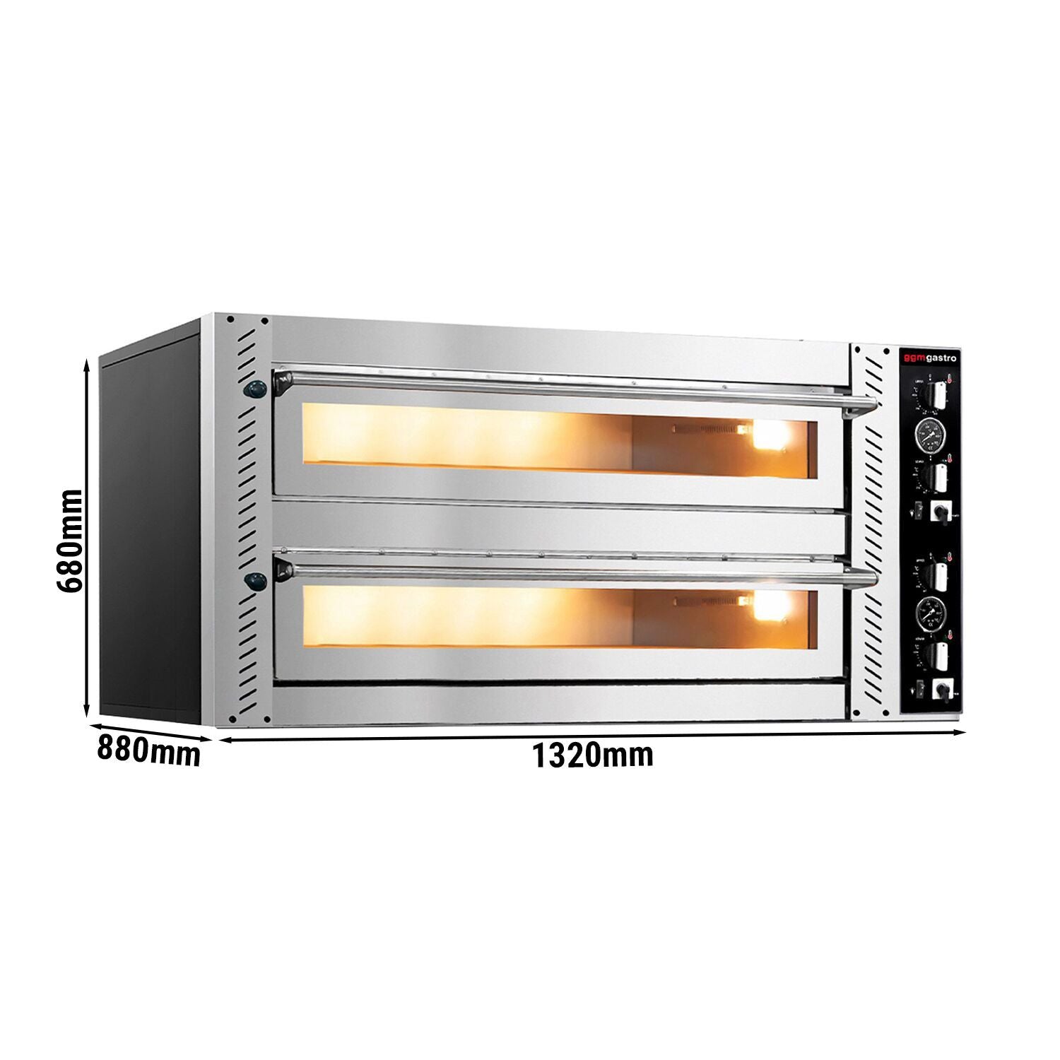 Electric Pizza Oven 6+6x 30 cm (Wide) - Manual