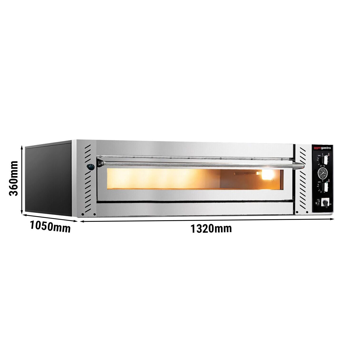 Electric Pizza Oven - 9x 30 cm - Manuel