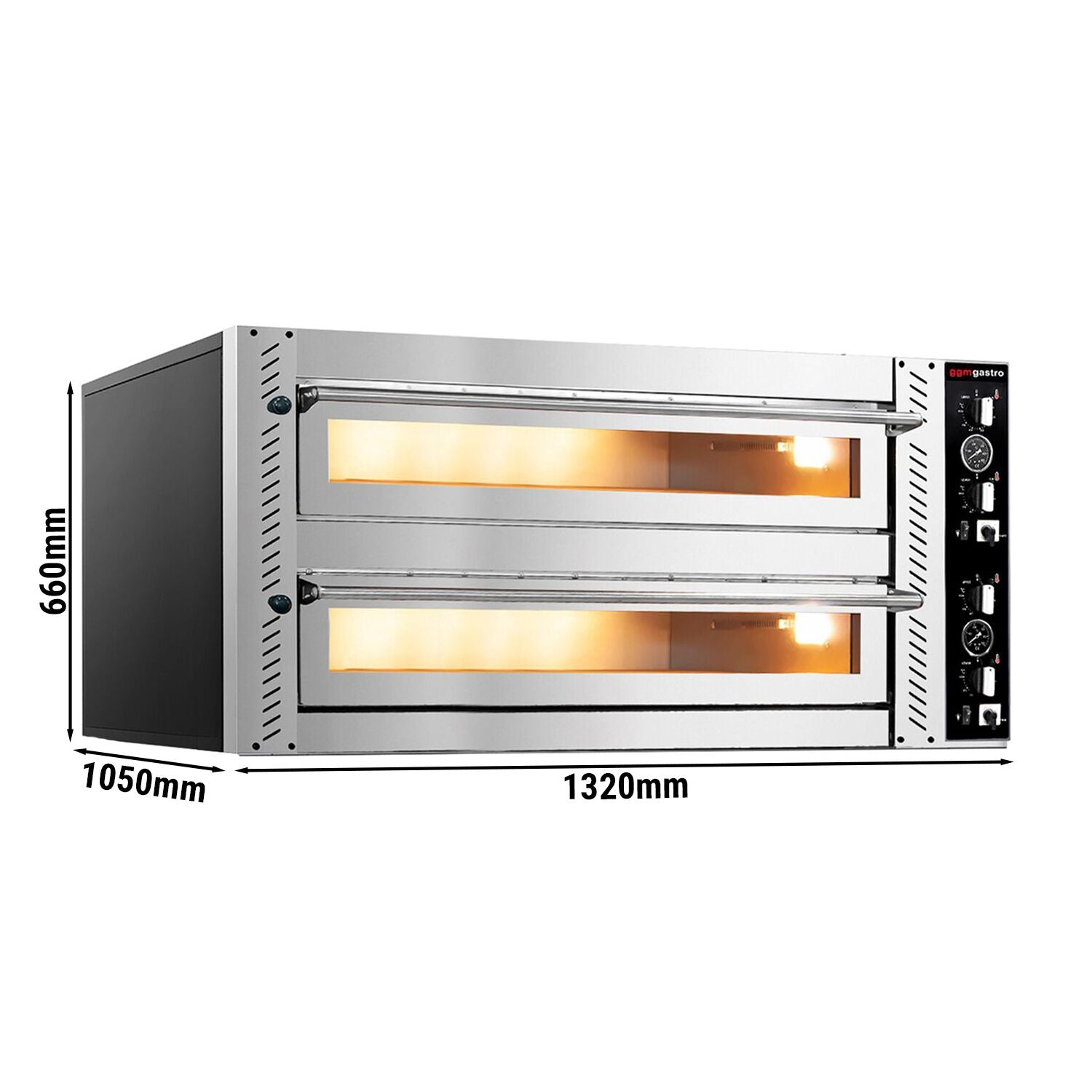 Electric Pizza Oven - 9+9x 30 cm - Manuel