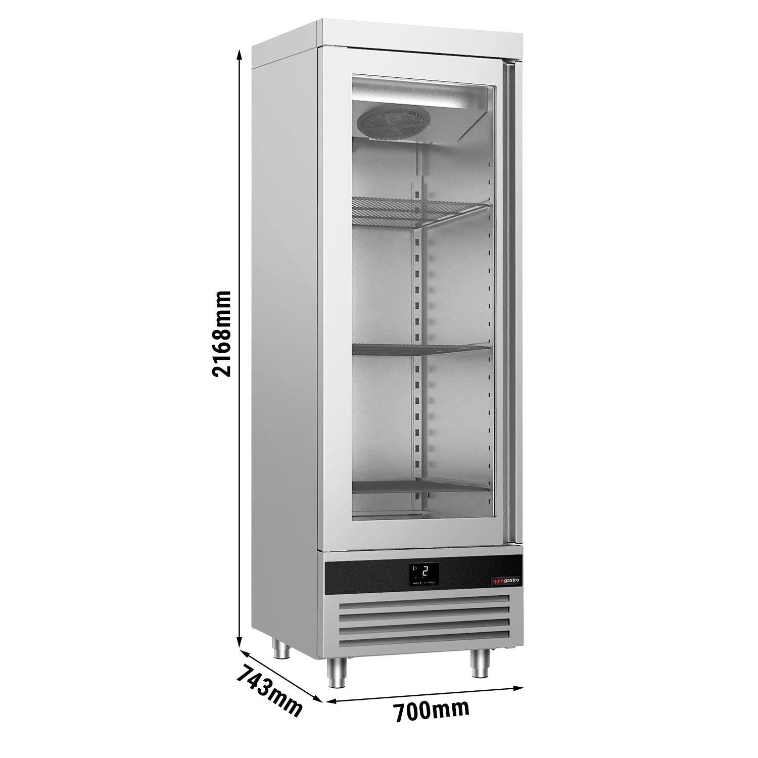 Refrigerator Premium - 600 liters - 1 glass door