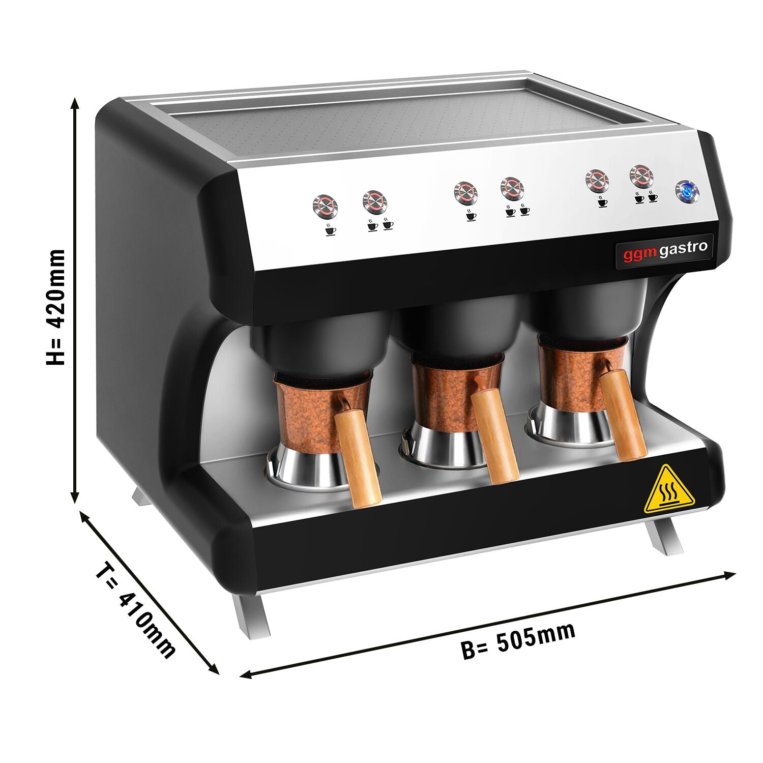 Turkish coffee & moka machine triple - 2