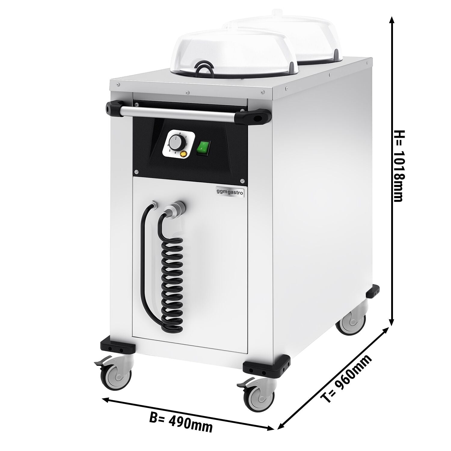 Plate heater - Wheel - Max. For 100 plates