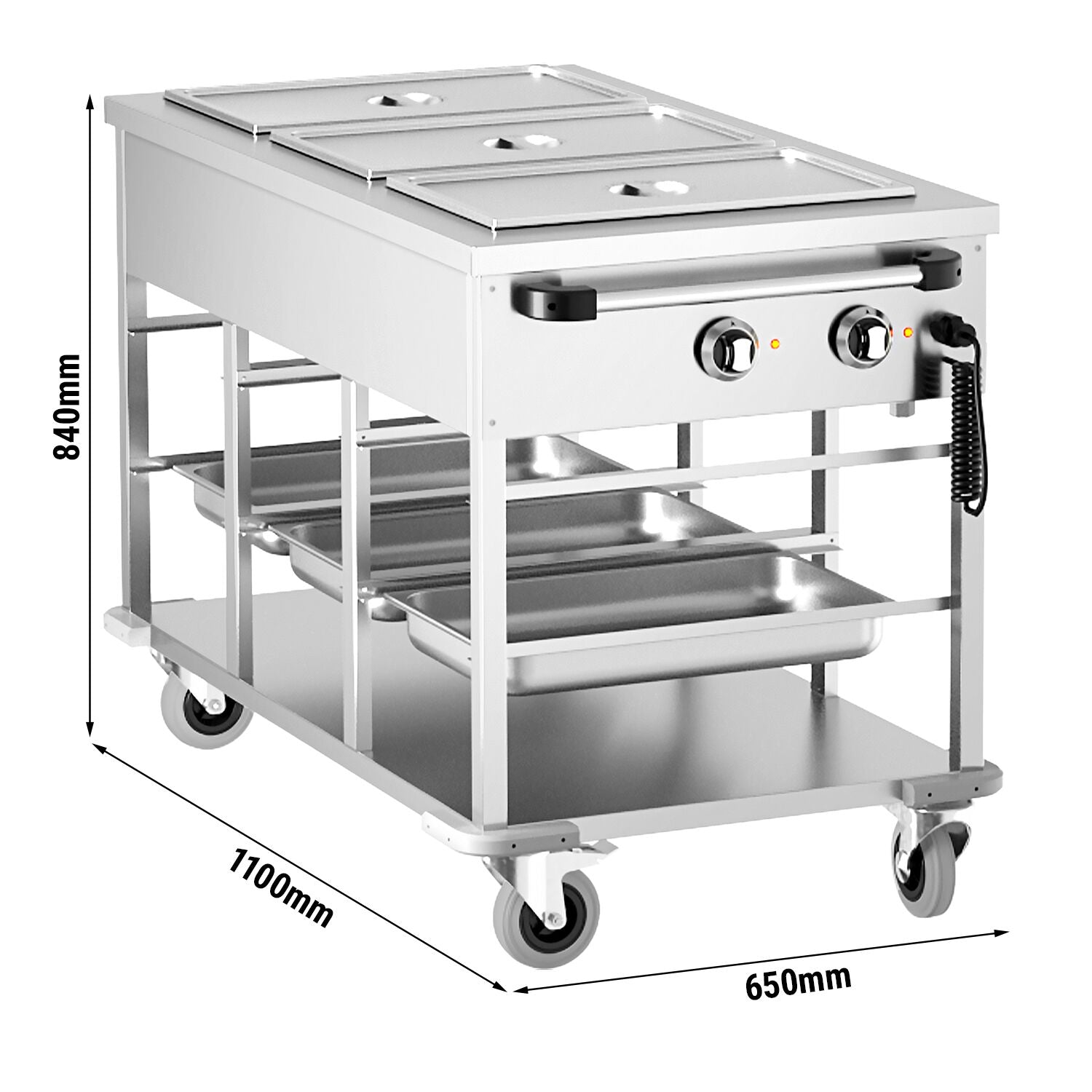 BENDER TERMO CAR - 3 x GN 1/1