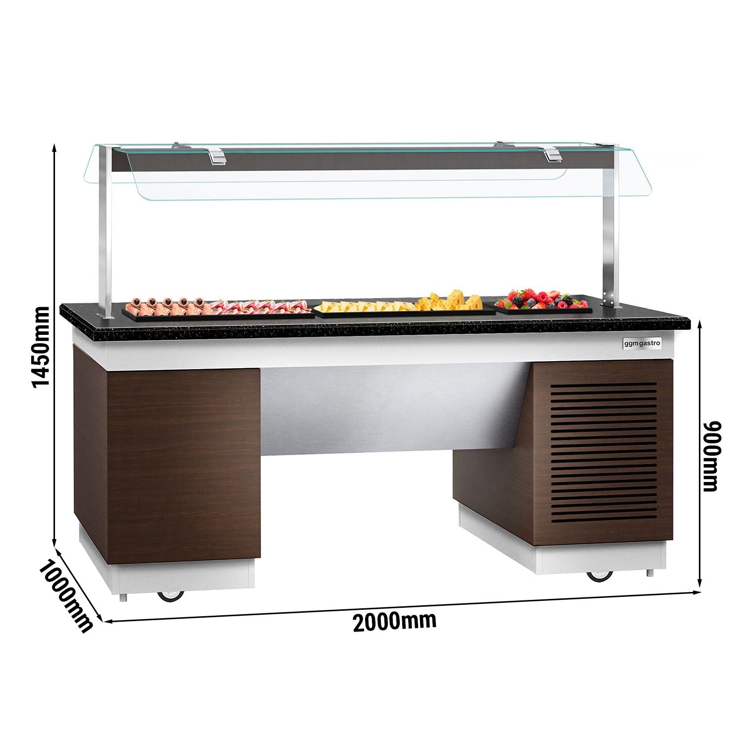 Cold Open Buffet counter dublin- 2000mm