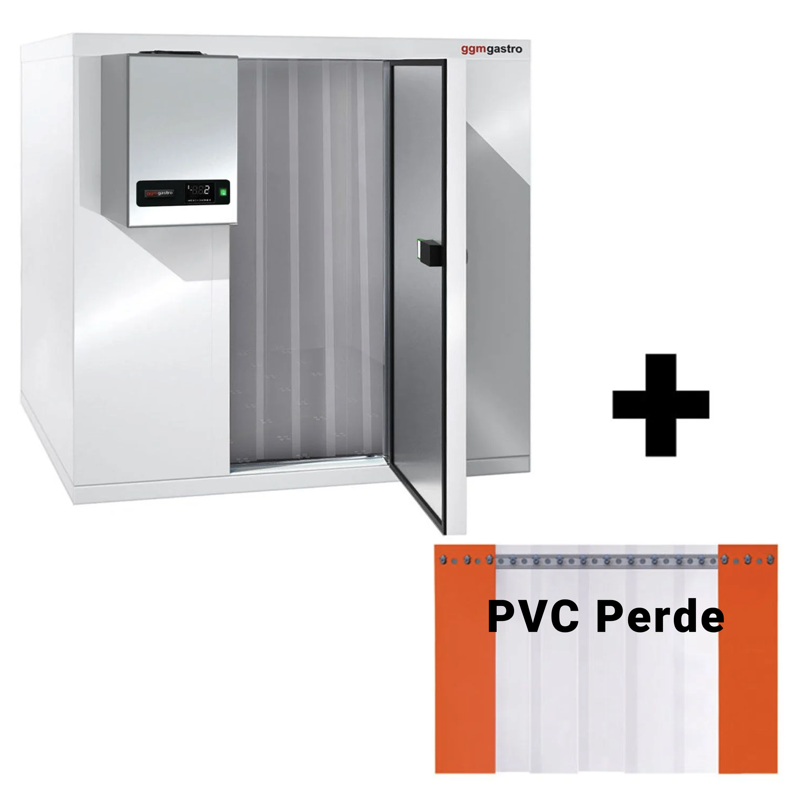 Deep Freezer Room - 1800x1800mm - 4,30m³ -Derin Freezer Unit & Pvc Curtain