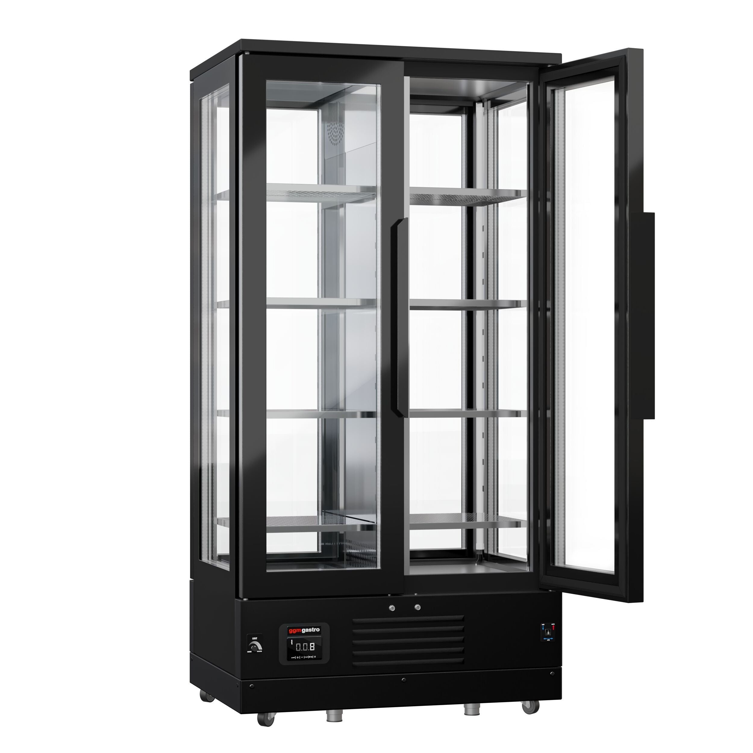 Red Type Wine Refrigerator - 1 Climate Area - Max. 128 bottles