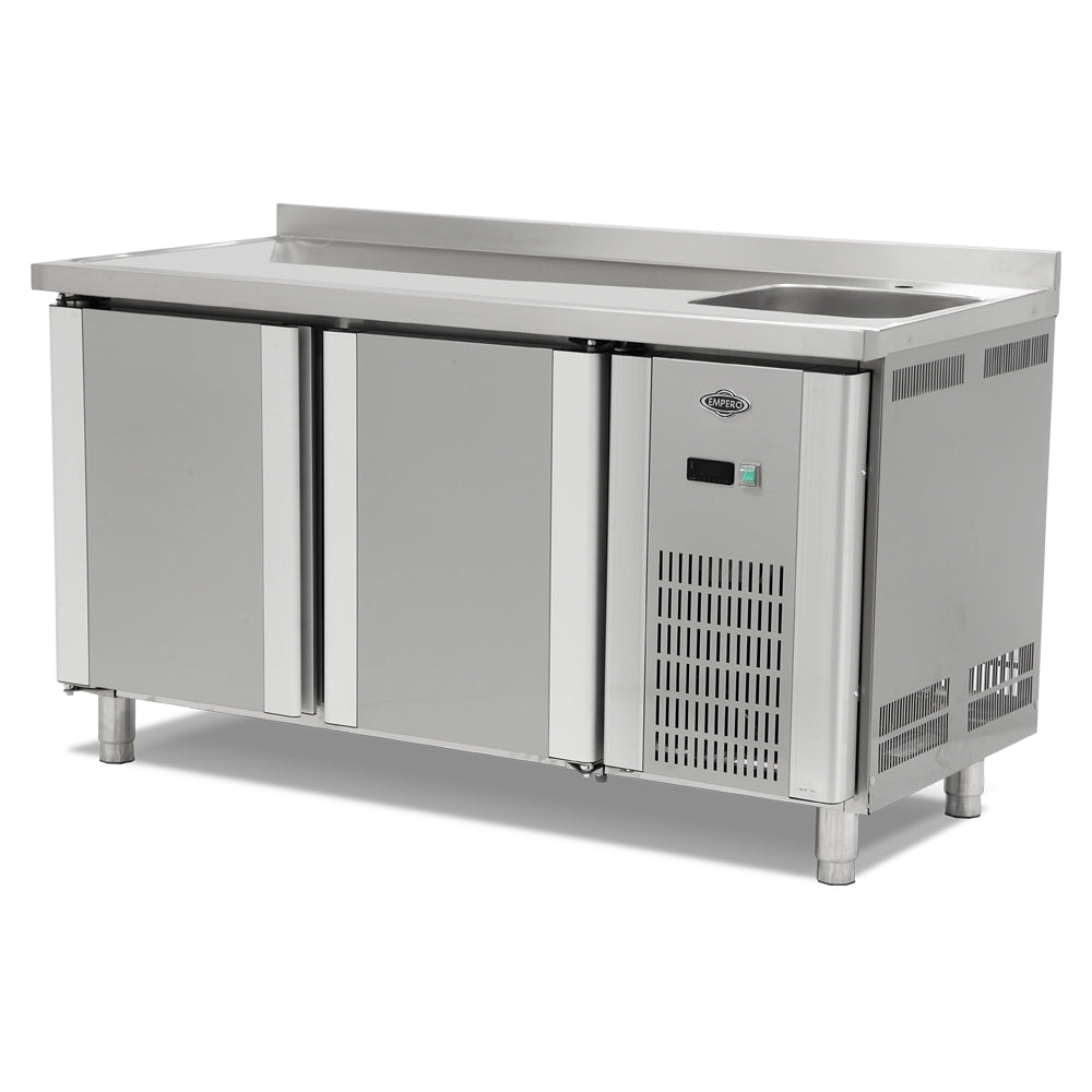 Evyeli counter type refrigerator - 2 doors - 300 lt - impero