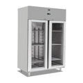 Glass Door upright type refrigerator - double door - impero