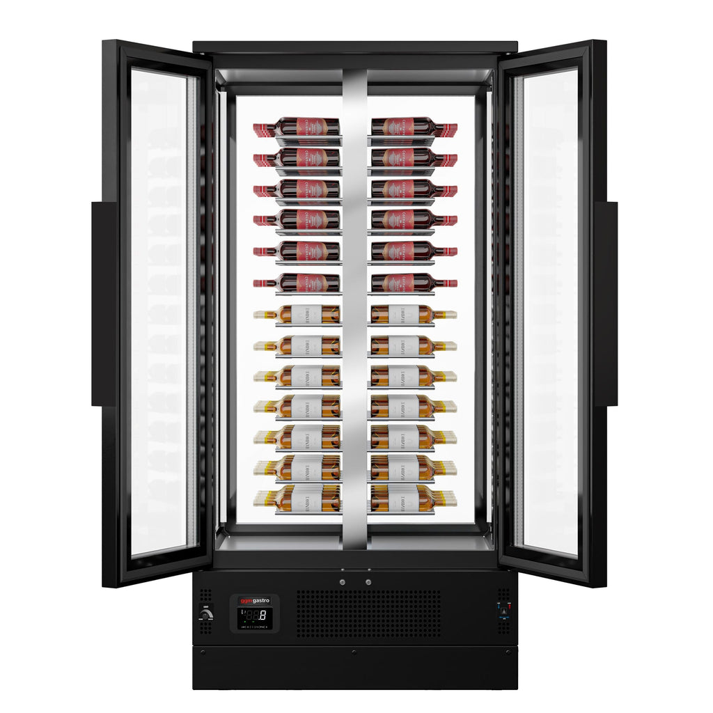 Red Type Wine Refrigerator - 1 Climate Regional - 120 Lt - Max. 104 bottles