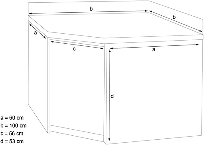 Stainless Steel Corner Prep Table with Doors - Commercial Kitchen Work Table with Backsplash and Under Shelf - Heavy Duty Commercial Work Station for Restaurant, Hotel (39.3x23.6 Inch without Backed)