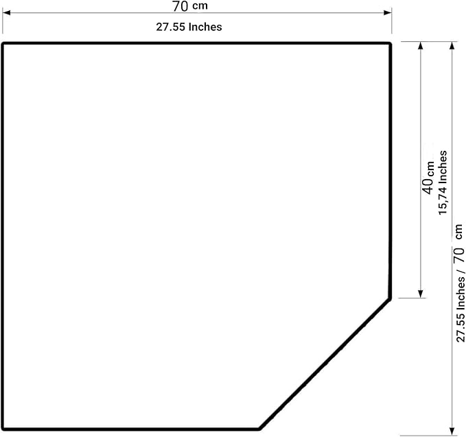 Corner Wall Cabinet for Commercial Kitchen (27.5x15.7x31.4 Inch)