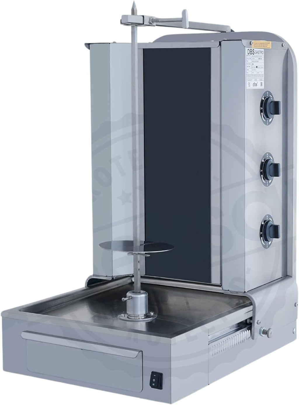 Doner Kebab Machine Shawarma 3 Resistance Electric Vertical Bottom Motor