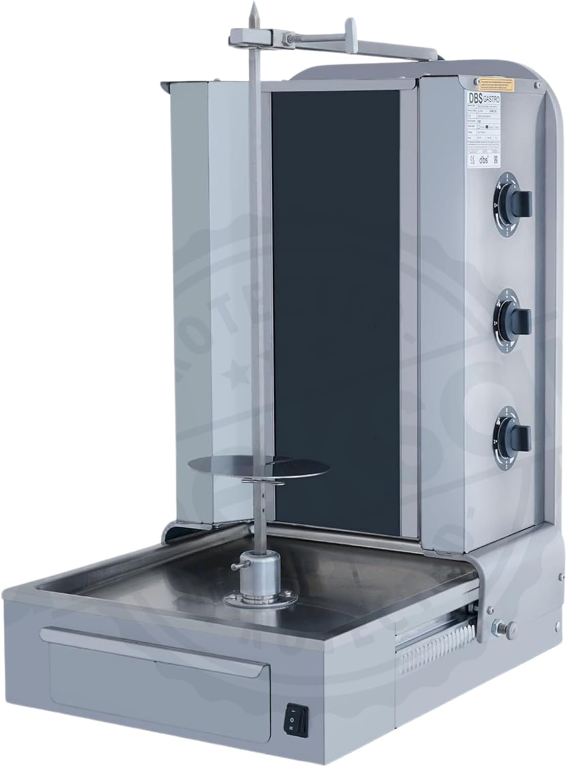 Doner Kebab Machine Shawarma 3 Resistance Electric Vertical Bottom Motor