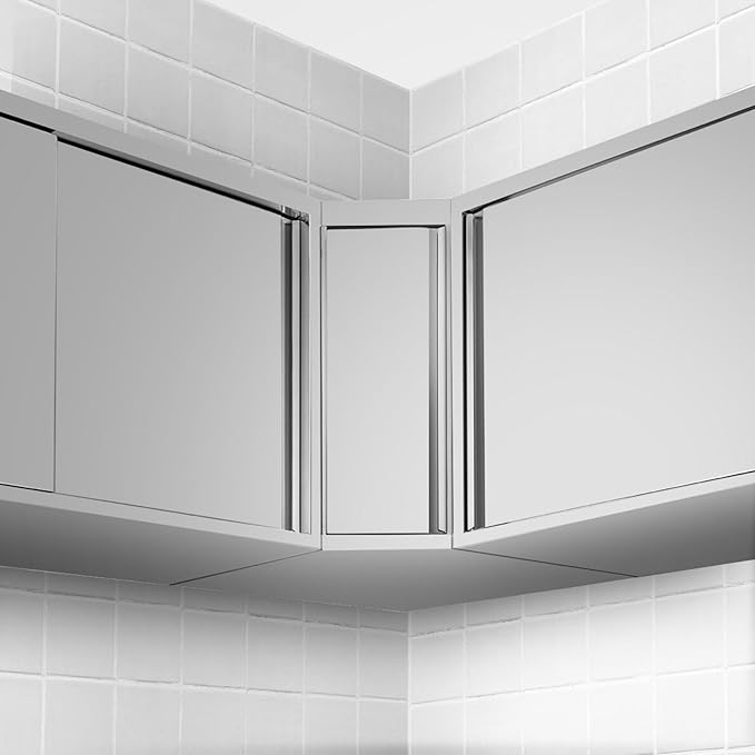 Corner Wall Cabinet for Commercial Kitchen (27.5x15.7x31.4 Inch)