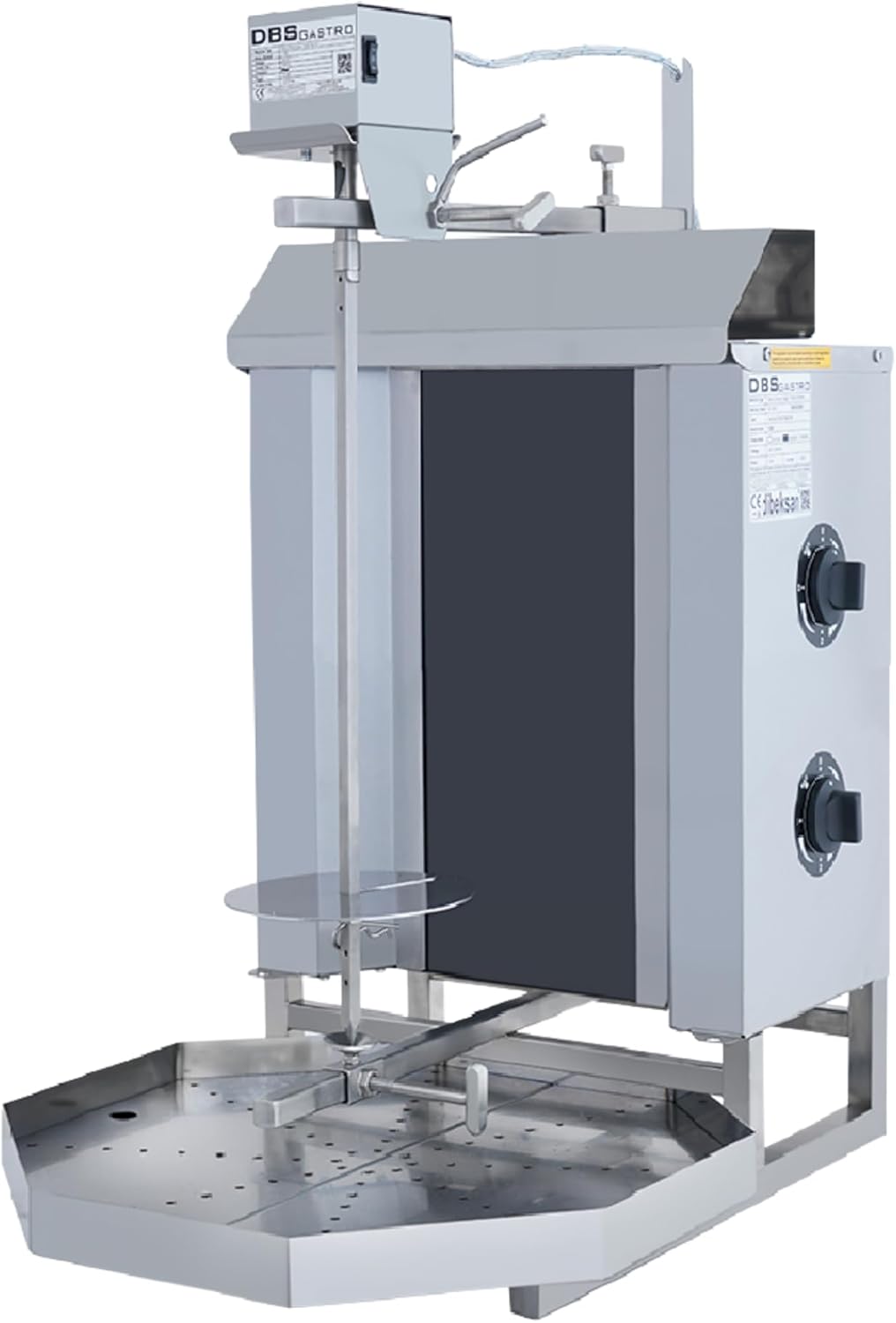Doner Kebab Machine Shawarma 2 Resistance Electric Vertical Upper Motor
