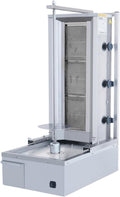 Doner Kebab Machine Shawarma 3 Vertical Burner Gas Vertical Rotisserie Grill Cooker