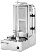 Doner Kebab Machine Shawarma 2 Burner Gas Vertical Rotisserie Grill Cooker