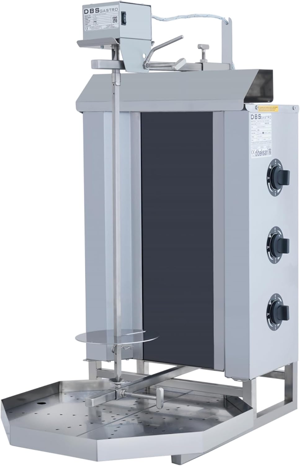 Doner Kebab Machine Shawarma Resistance Electric Vertical Rotisserie Grill Cooker