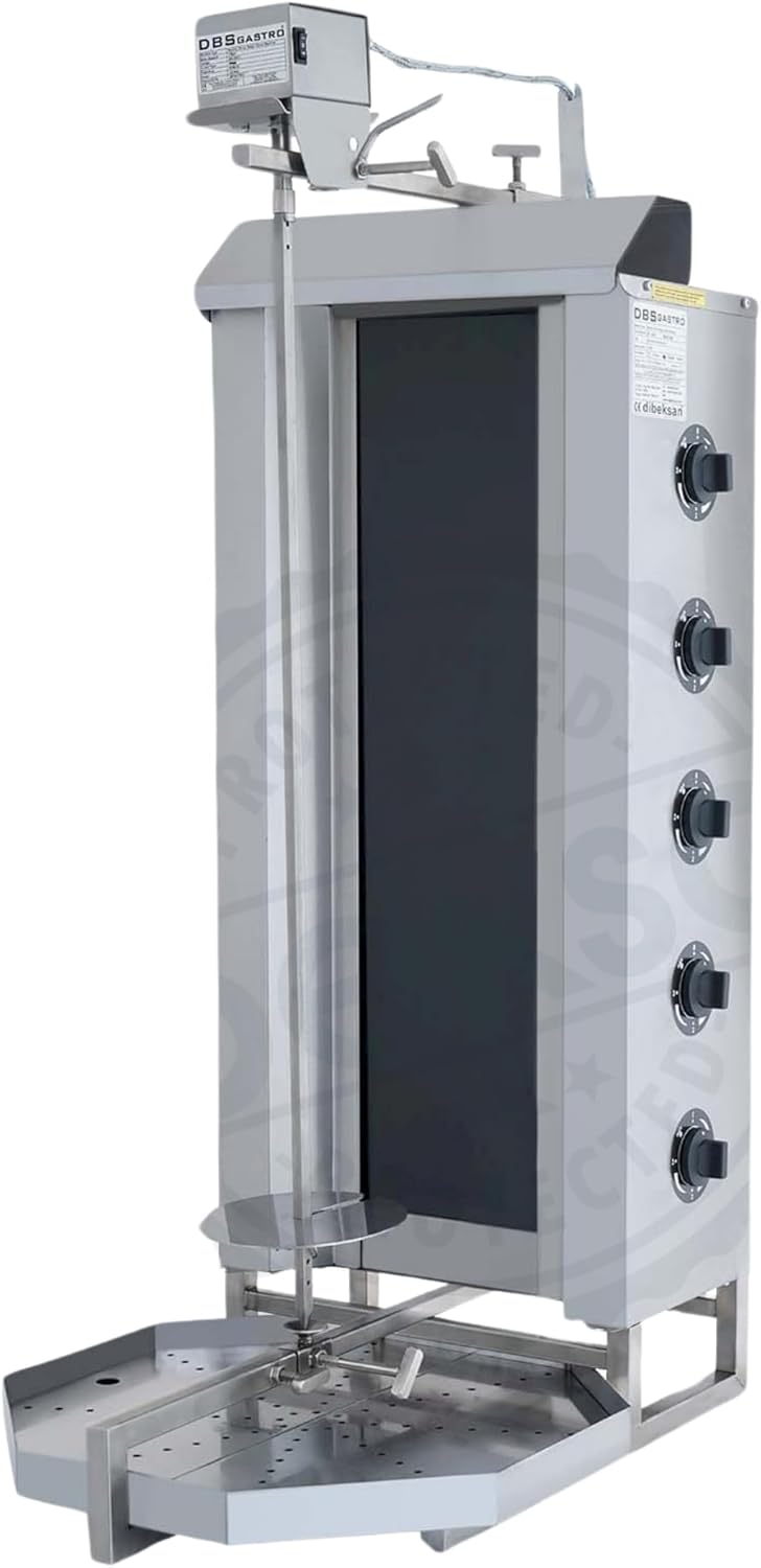 Doner Kebab Machine Shawarma Resistance Electric Vertical Rotisserie Grill Cooker
