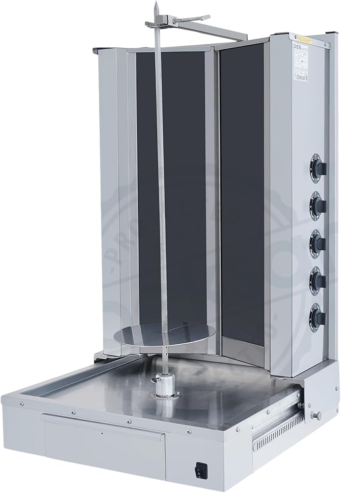 Doner Kebab Machine Shawarma Resistance Electric Vertical Rotisserie Grill Cooker