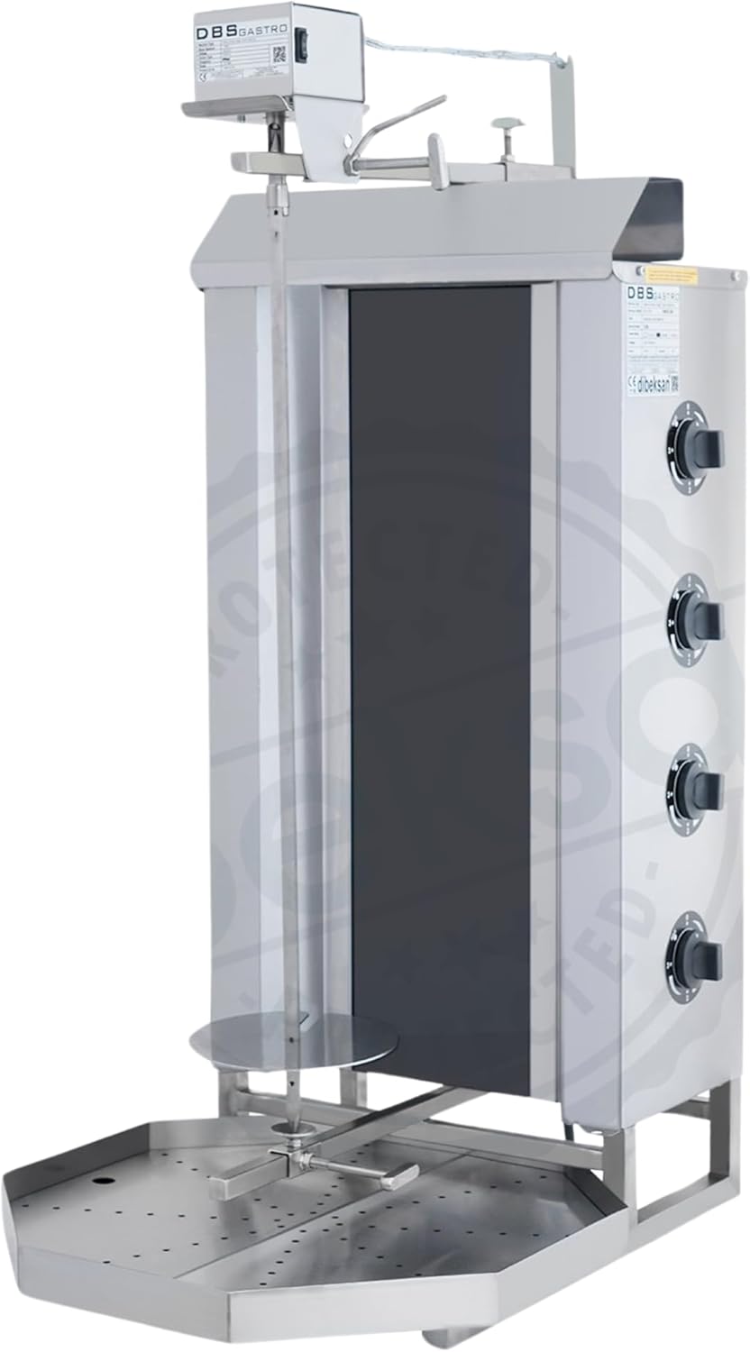 Doner Kebab Machine Shawarma Resistance Electric Vertical Rotisserie Grill Cooker