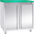 Commercial Work Station for Restaurant, Hotel (31.4x23.6x35.8 Inch)