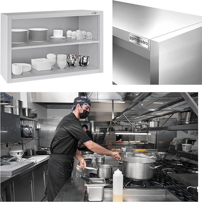 Commercial Kitchen Wall Cabinet for Restaurant and Hotel (62.9x15.7x39.3 Inch)