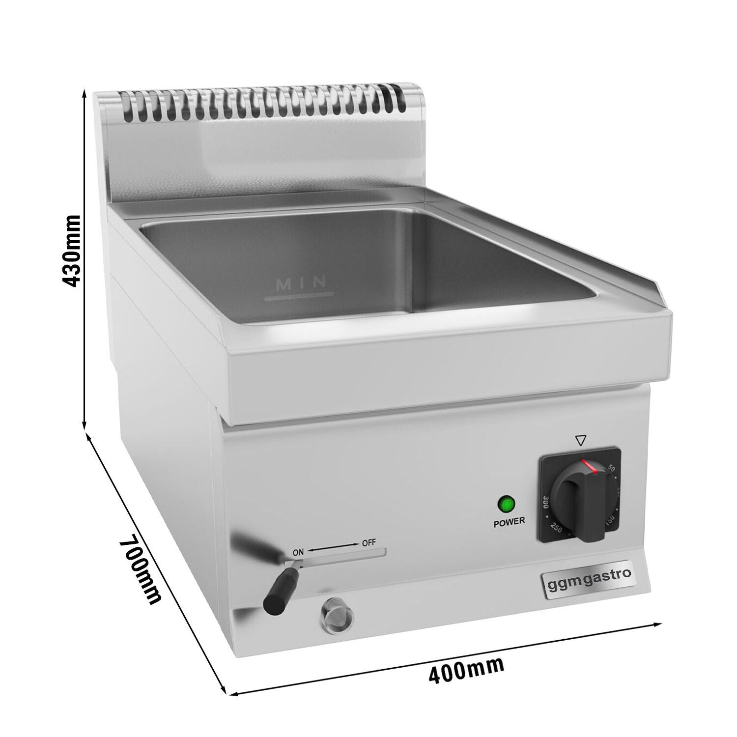 Electric Cyprus - 1.2 KW - 1x GN 1/1 or 2x GN 1/2