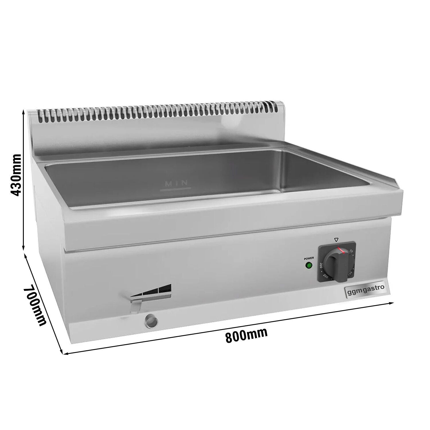 Electric Cyprus - 2.4 kW - 2x GN 1/1 or 4x GN 1/2