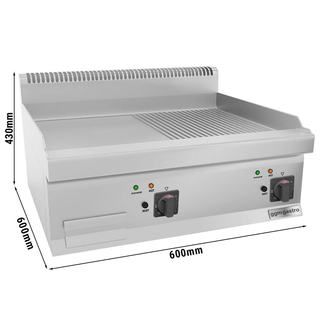 Electric Pleyt Grill - 9 kW- Smooth & corrugated