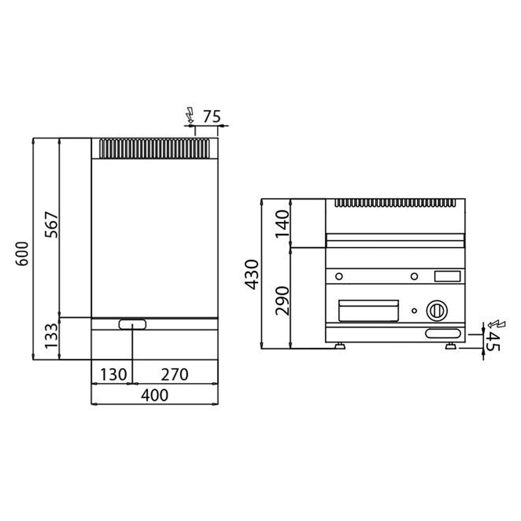 ELECTRIC PLET GROUP - 4.5 KW - Smooth